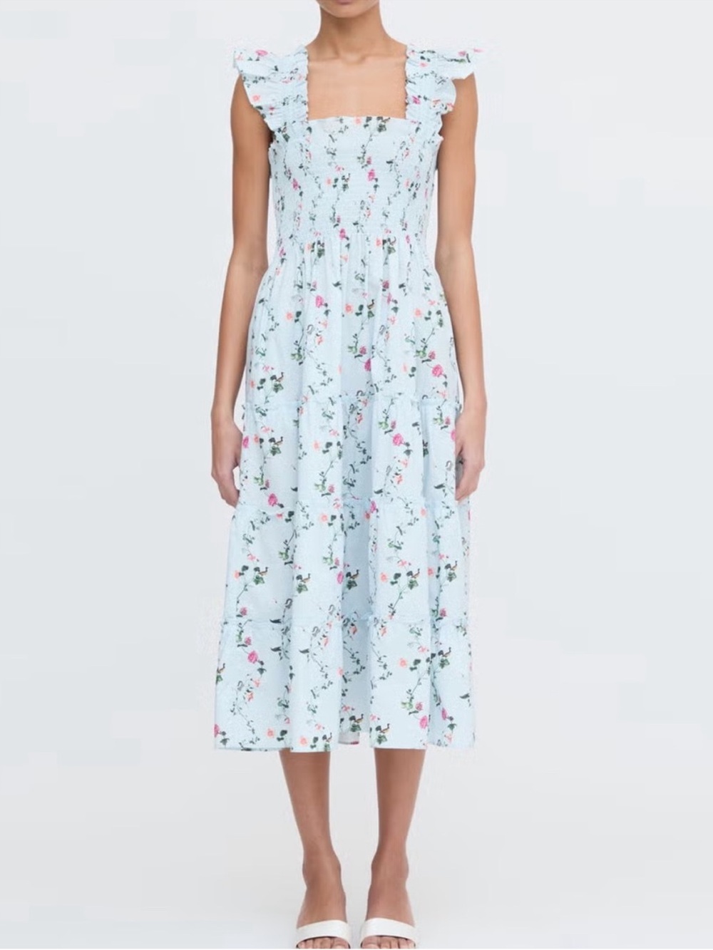 Hill House The Ellie Nap Dress in Pond Floral - Picture 5 of 7